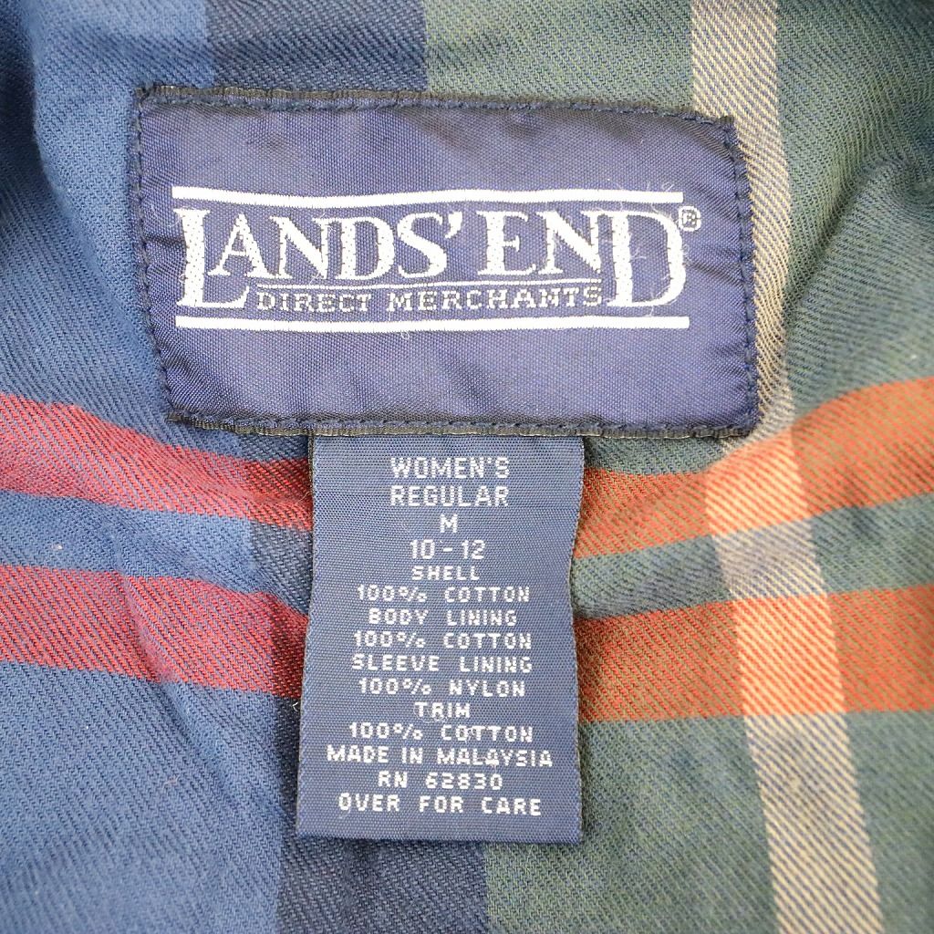 90年代 LANDS' END ランズエンド カバーオール ジャケット 襟