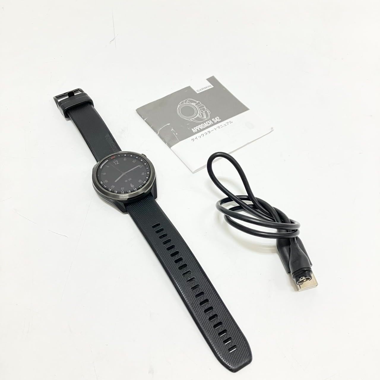 No.3875 ガーミン(GARMIN) ゴルフナビ GPS Approach S42 ブラック【日本正規品】 010-02572-20 小