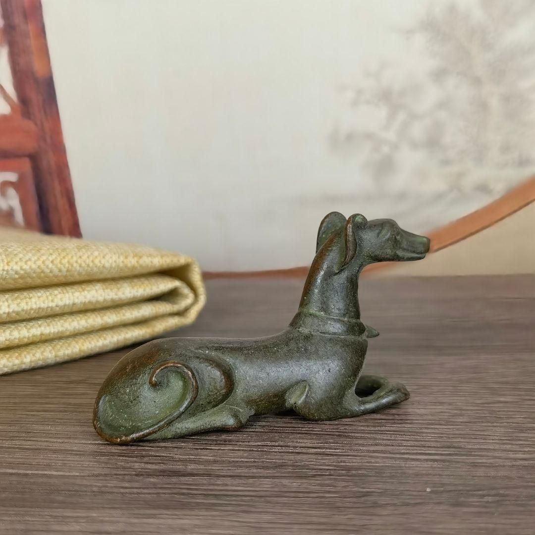 吸水獣 鎮尺 茶寵 茶道具 書道具 文房具 装飾品 工芸品 美術品