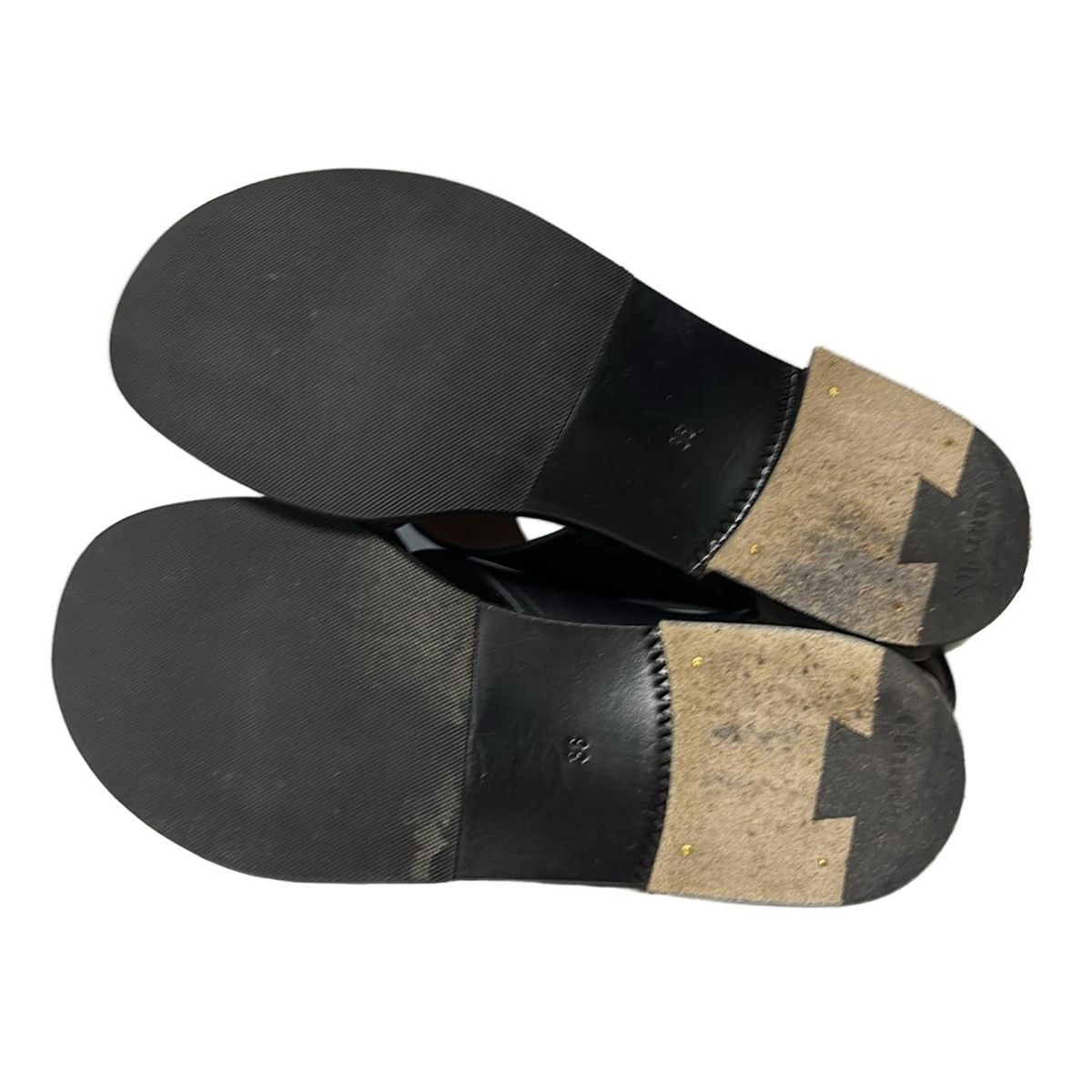 Church s チャーチ サンダル 36 レディース - 黒 スタッズ|アウトソール張替済 レザー KIN-KAAI_COM