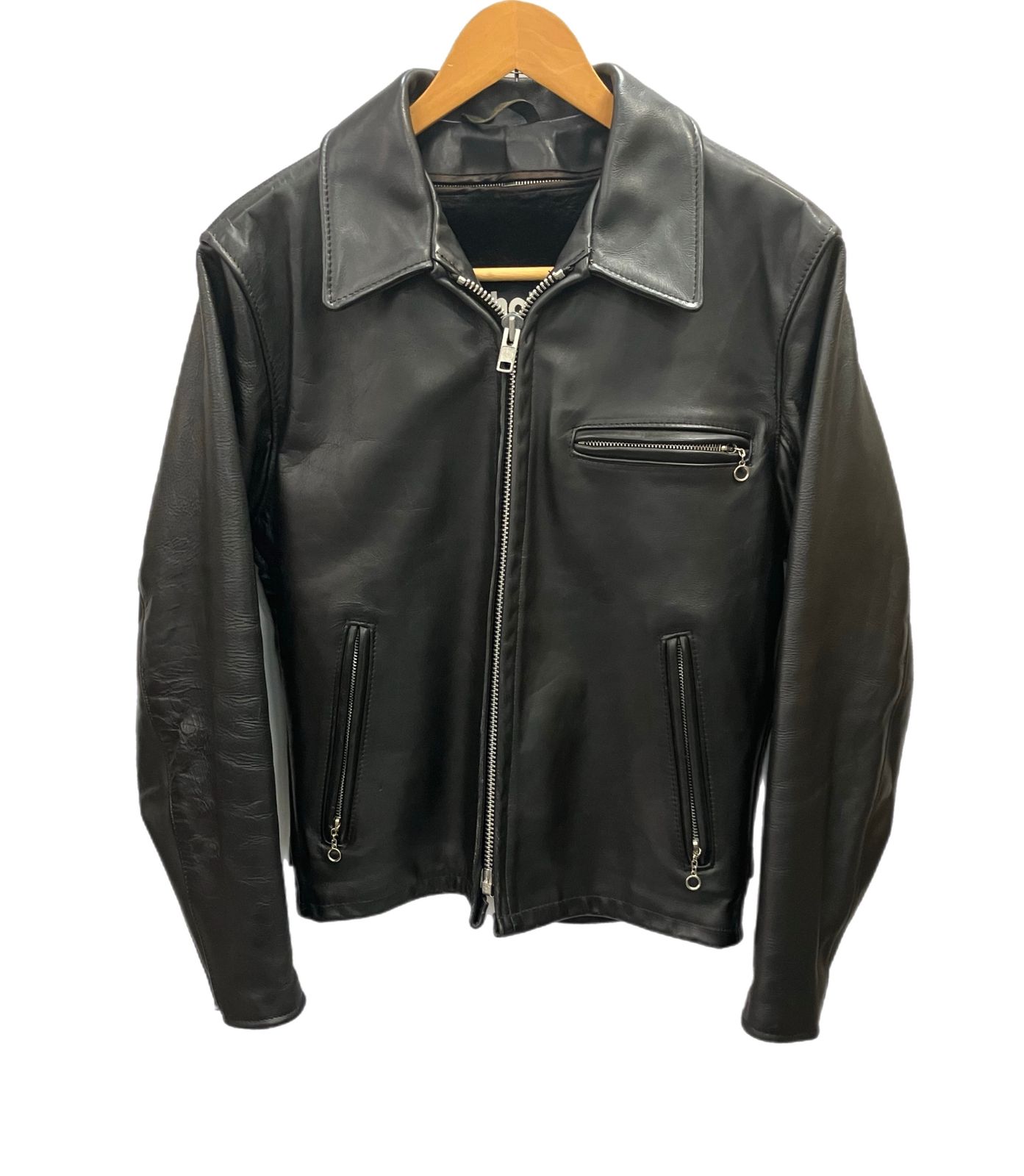 Schott 643 人気のサイズ36シングルライダース インナー付！ ショット