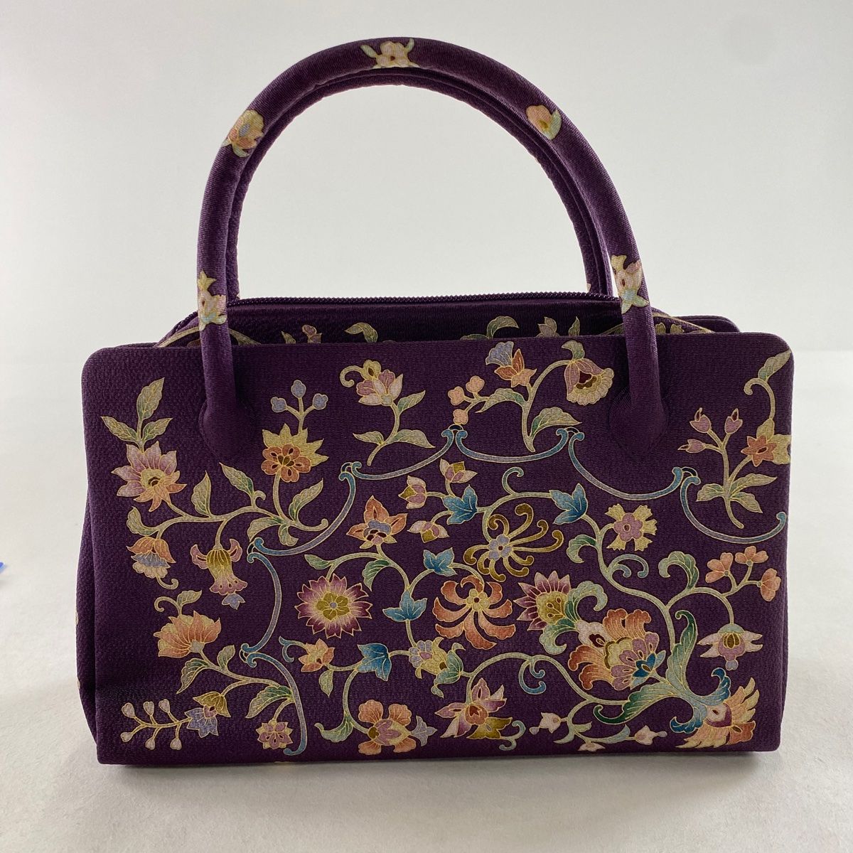 袋帯 京都西陣 澤屋 重兵衛 正絹 作家物 ブルーグリーン系 金 袋帯