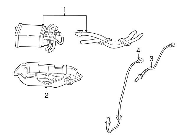 トヨタ RAV4 チャコール キャニスタASSY ×1 CANISTER ASSY, CHARCOAL 2004-2005 純正 Genuine  JDM OEM 未使用 メーカー純正品