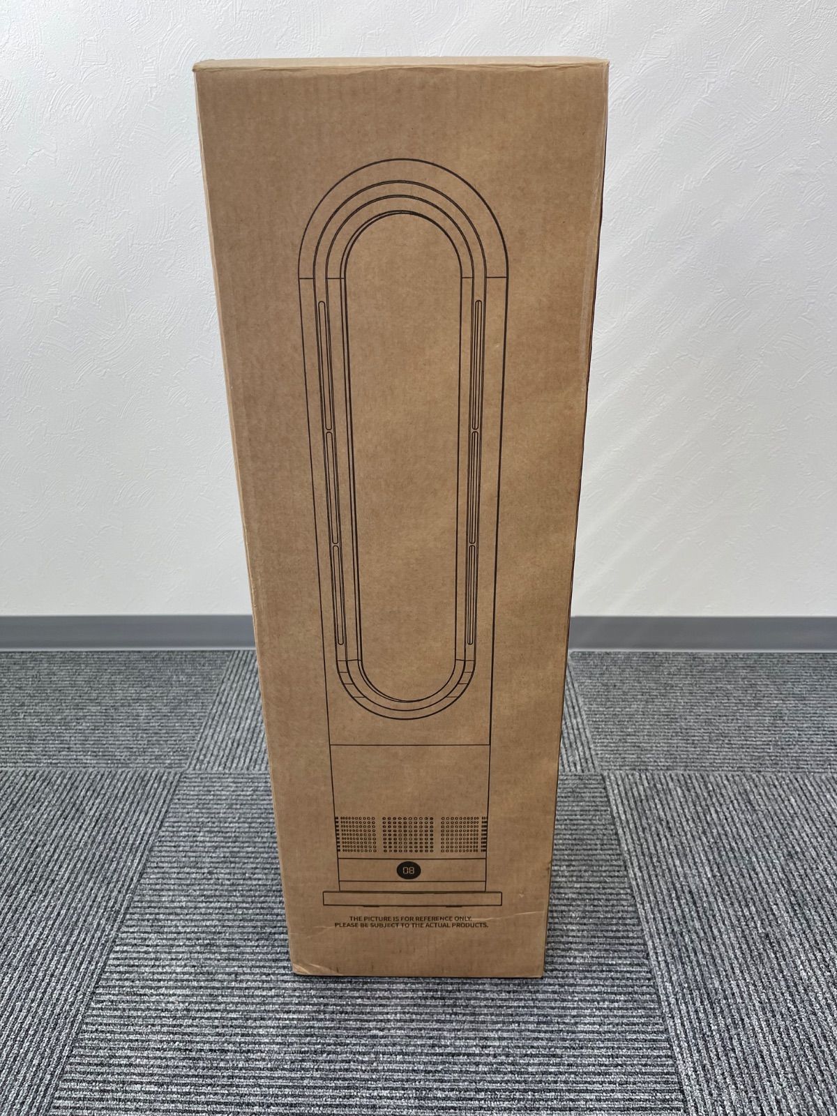 極美品】羽なしタワーファン 扇風機 冷暖兼用温風 冷風 100°左右首振り