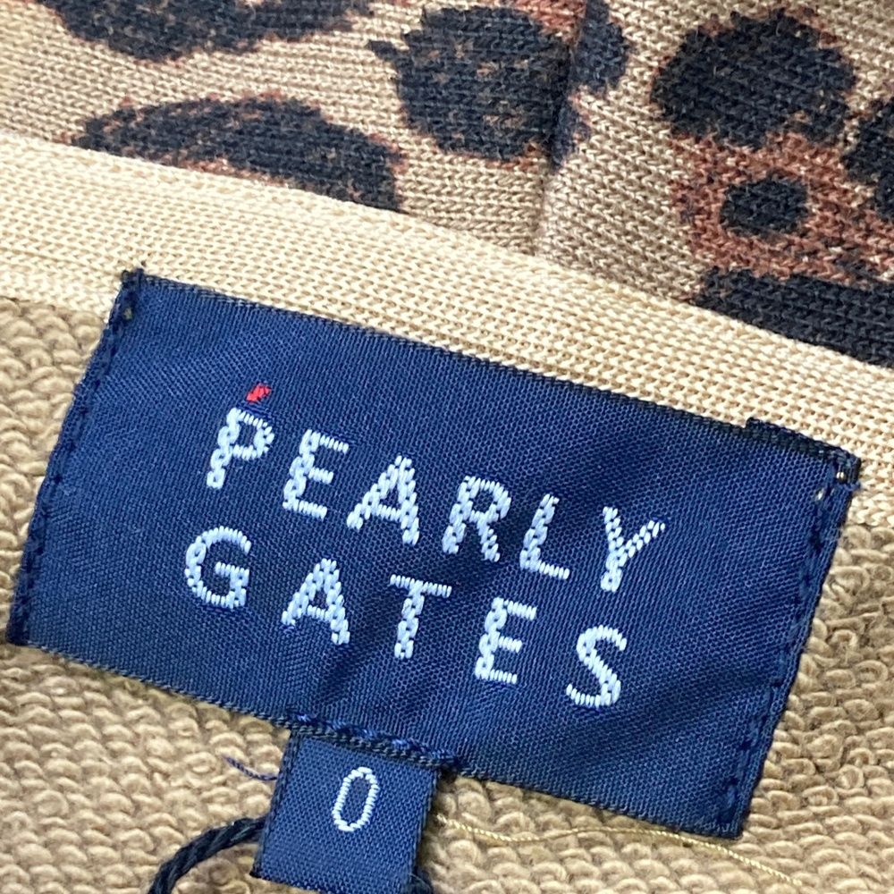 サイズ 0 PEARLY GATES パーリーゲイツ 055-2262004 ジップパーカー レオパード ベージュ系 240101527503 ゴルフウェア レディース ストスト LLC-HASEGAWATOSO_COM