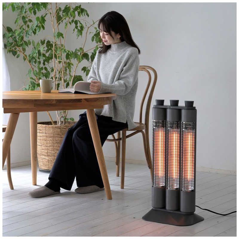 ヤマゼン カーボンヒーター シェアヒート 1200W ワイドレンジ 転倒オフ機能 DC-ZT12 MARWIL-DEMENAGEMENTS_CH