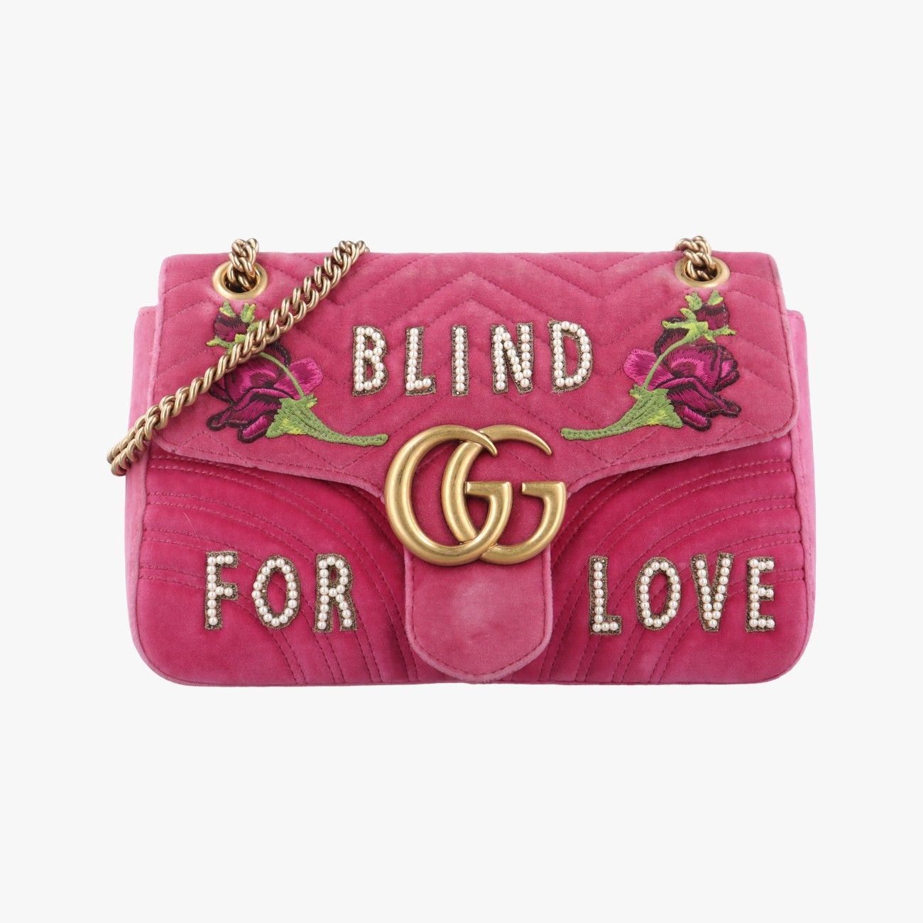 グッチGucciGGマーモント ローズ レッド ベロア 443496 D023409651