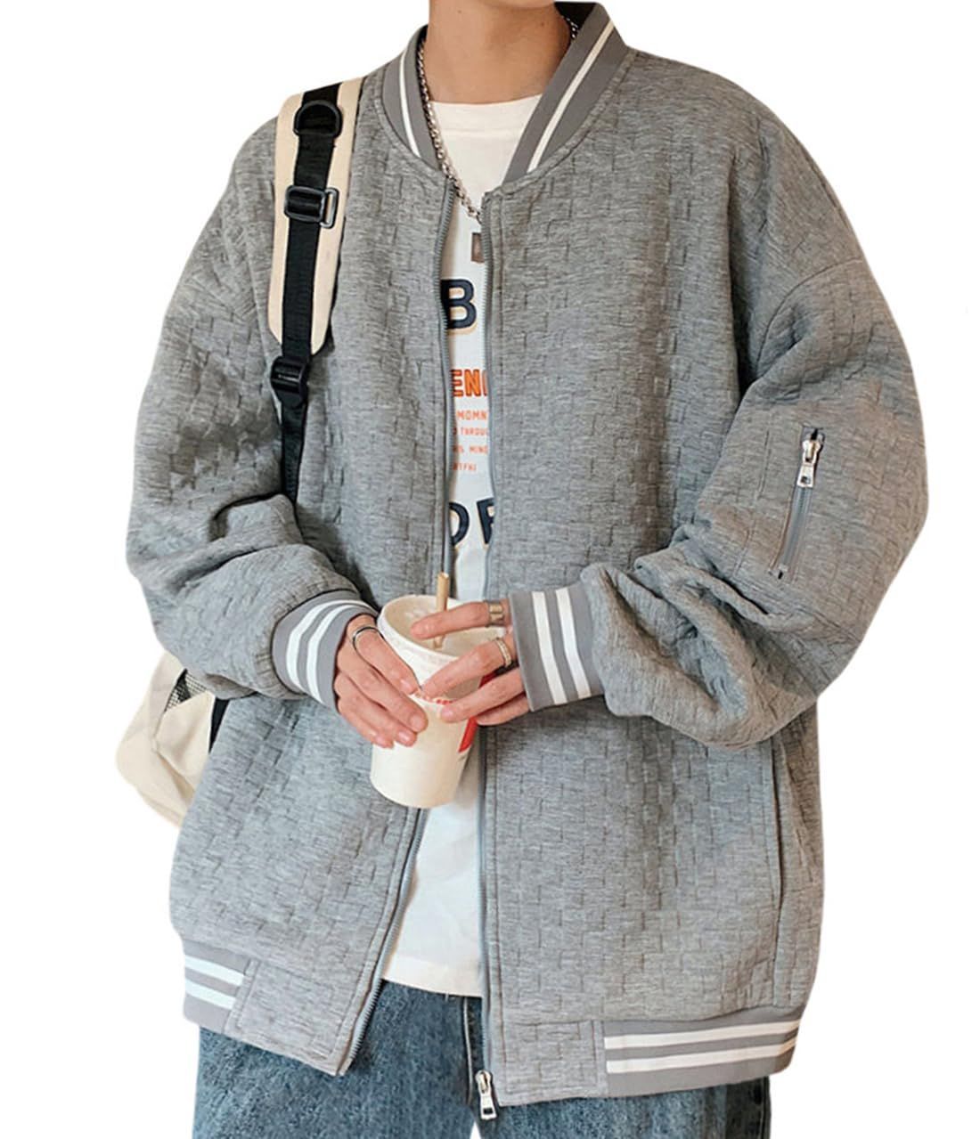 【人気商品】メンズ カーディガン 春 カジュアル ゆったり [JHIJSC] 無地 アウター おしゃれ 大きいサイズ