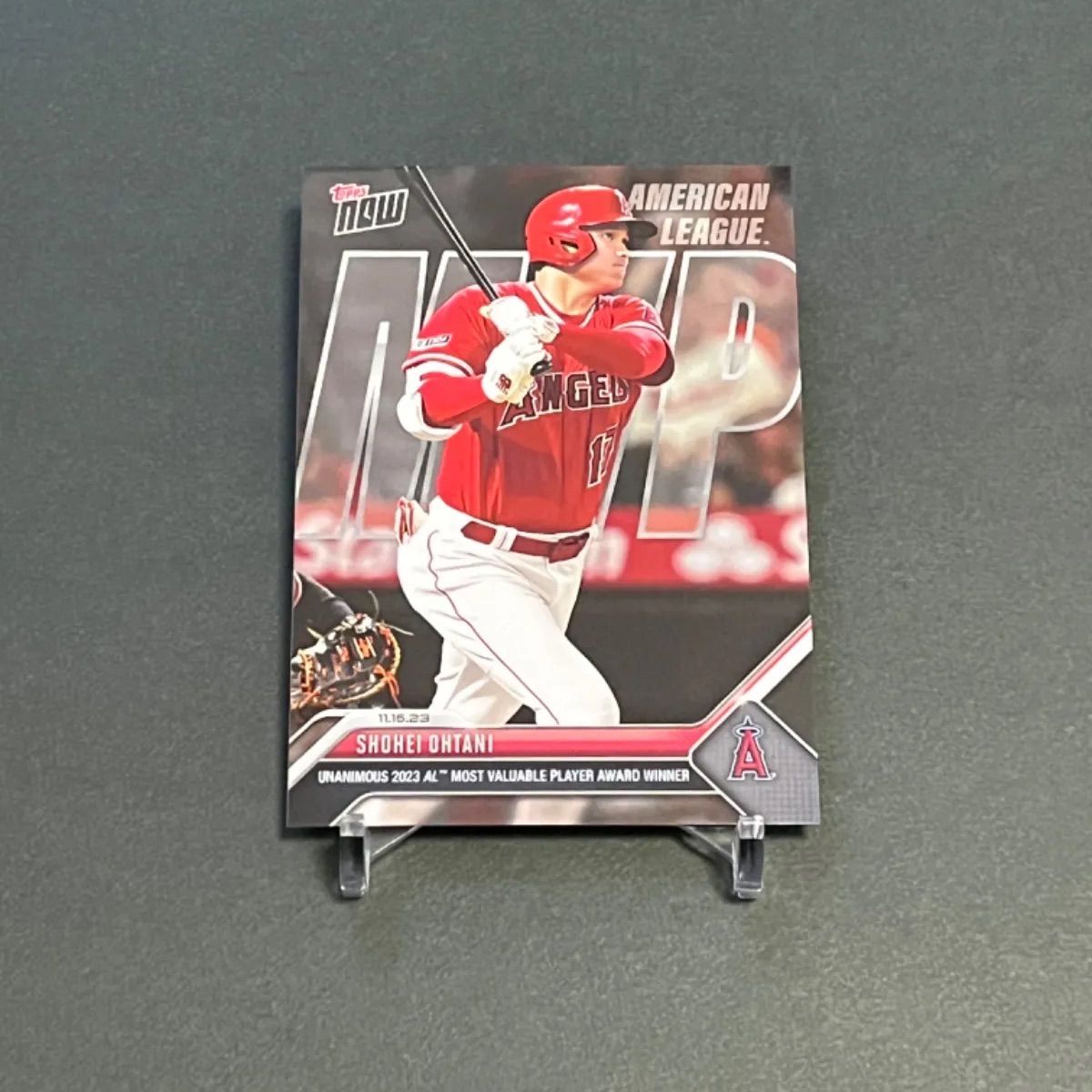 3枚セット】大谷翔平MVPカードセット エンゼルス時代 2021 Topps now