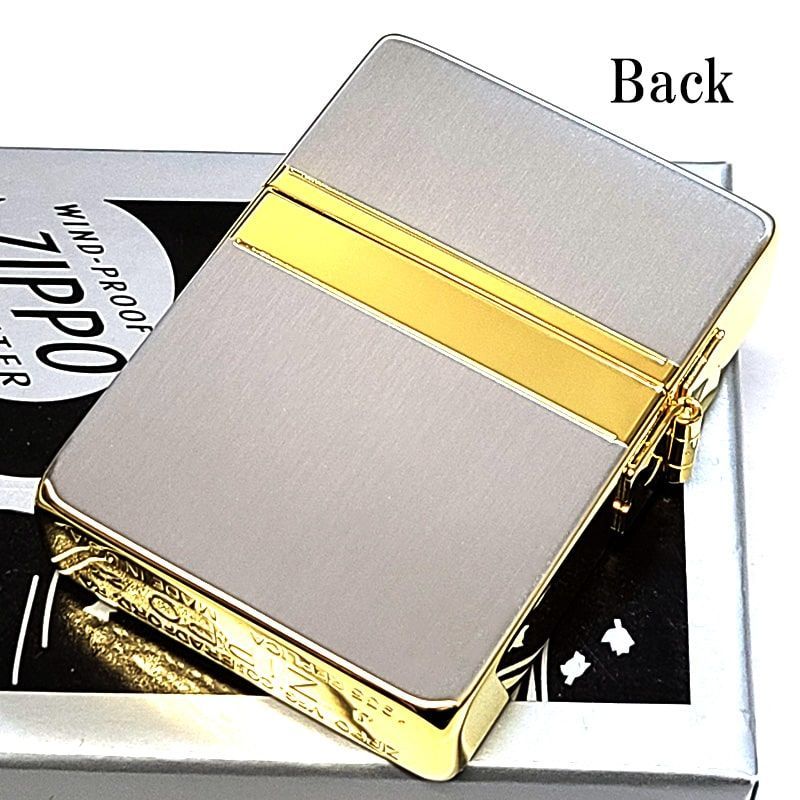 生活家電 ZIPPO ライター 1935エレガントライン 限定シリアル入り 金銀