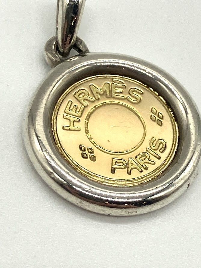 [HERMES]エルメス　セリエ　 ペンダントトップ　AU750 Ag925 ITJPUEO2ESIK】HERMES エルメス ヴィンテージ セリエ Au750