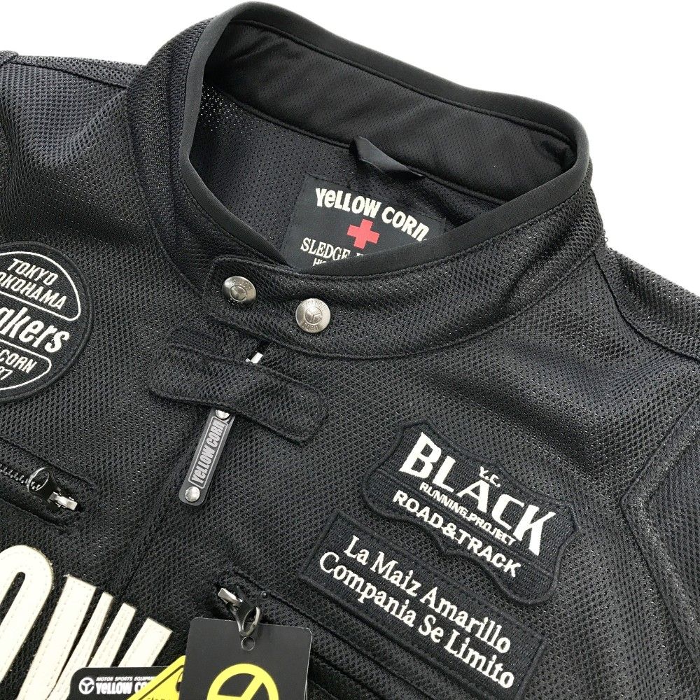 YELLOW CORN イエローコーン YB-3102 メッシュジャケット ブラック系