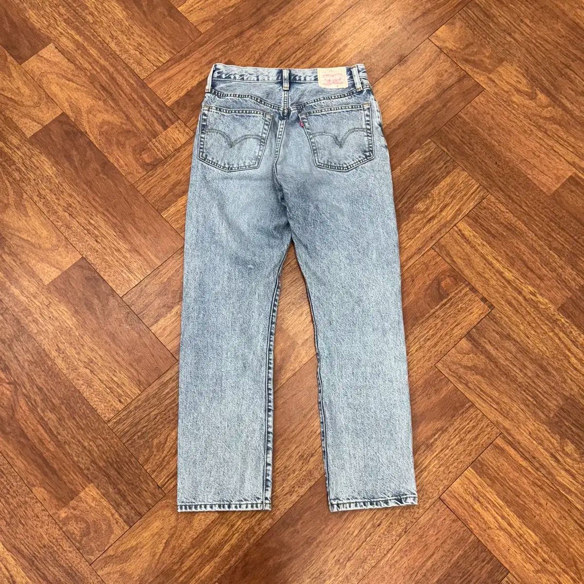 レディース 26 リーバイス プレミアム 501 ビッグE ライトブルー デニム パンツ