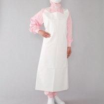 【新品・2営業日で発送】ホワイトマックス E-50 レッジェｰロン ウレタン打抜きエプロン M ホワイト