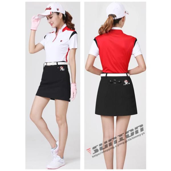 ゴルフウェア レディース ゴルフ スカート インナーパンツ付スカート