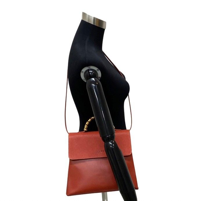 極 美品 LOEWE ロエベ ロゴ ベラスケス ツイストハンドル 金具