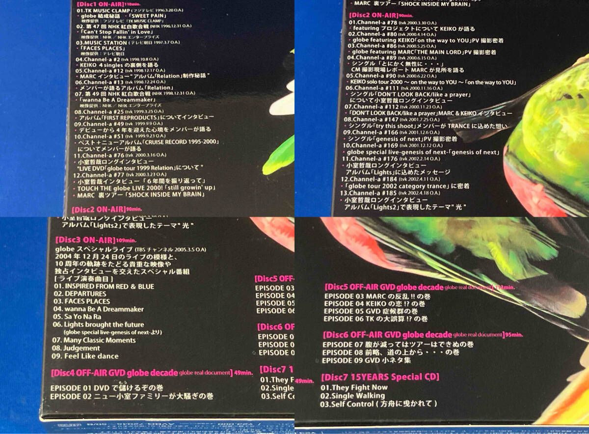 globe \"15YEARS CHRONICLE\" (DVD 6枚+CD 1枚) globe / DVD / 15YEARS CHRONICLE~ON-AIR&OFF-AIR~+UNRELEASED