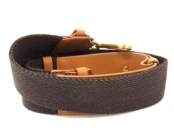 □極美品□ Chloe クロエ レザー×キャンバス バッグ用 ショルダー  