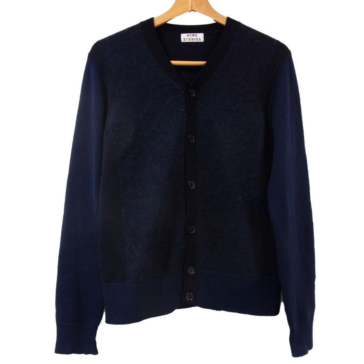 定価47 300円◆ACNE STUDIOS アクネ ストゥディオズ モヘア混カーディガン TRICK C AW13 メリノウール メンズ 秋冬物