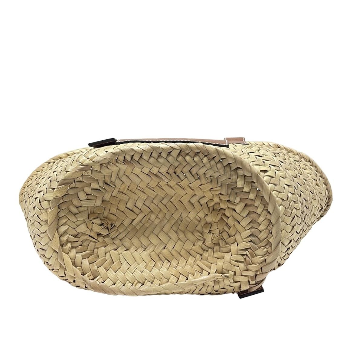 LOEWE(ロエベ) トートバッグ美品 バスケット ナチュラル×ダーク  