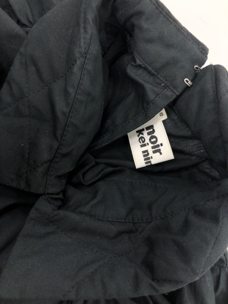 noir kei ninomiya21SSキルティングスカートシャツワンピース noir kei ninomiya 21SS キルティングスカートシャツワンピース