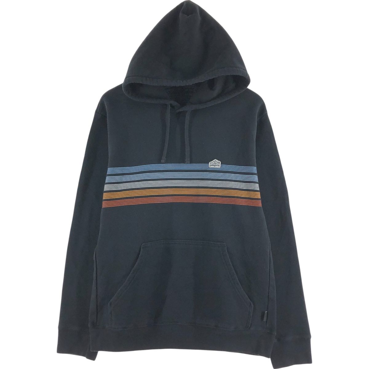古着 パタゴニア Patagonia ラインロゴ リッジストライプ アップライザ 