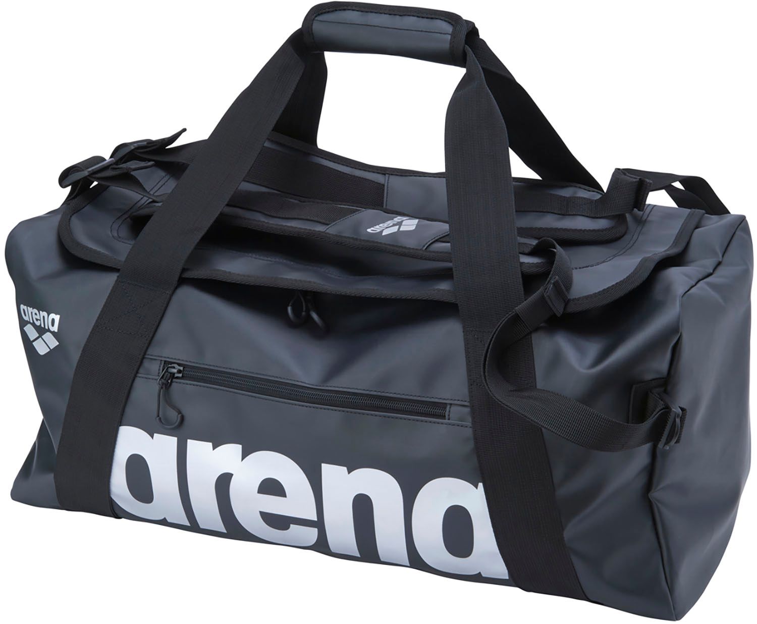 アリーナ arena スイミング 2WAYボストンバッグ 撥水 バックパック 鞄 50L 大容量 水泳 競泳 合宿 部活動 サークル チーム 遠征 練習 試合 クラブ スイマー マスターズ AS5FBB10U BKSL ブラック