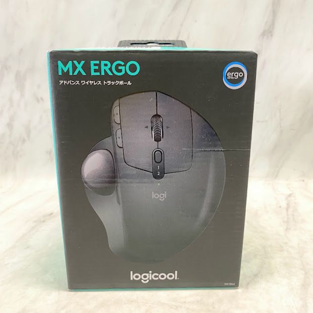 【美品】ロジクール ワイヤレス トラックボール MX ERGO MXTB1d Bluetooth A0816 0925ML013 0120240909102372