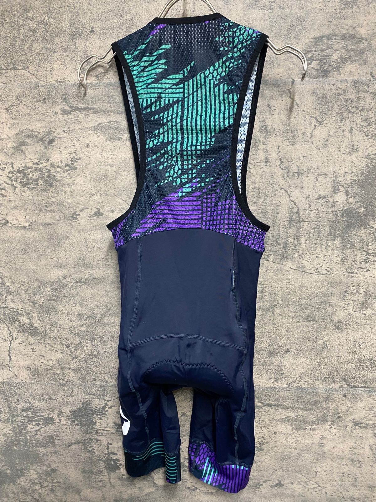 【信頼店舗】 JJ754 ブラックシープ BLACKSHEEP ビブショーツ 緑紫 L 【挑戦中】