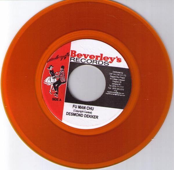 ジャマイカ7” Desmond Dekker Fu Man Chu | Give Me A Divorce none Beverleys Records |00080
