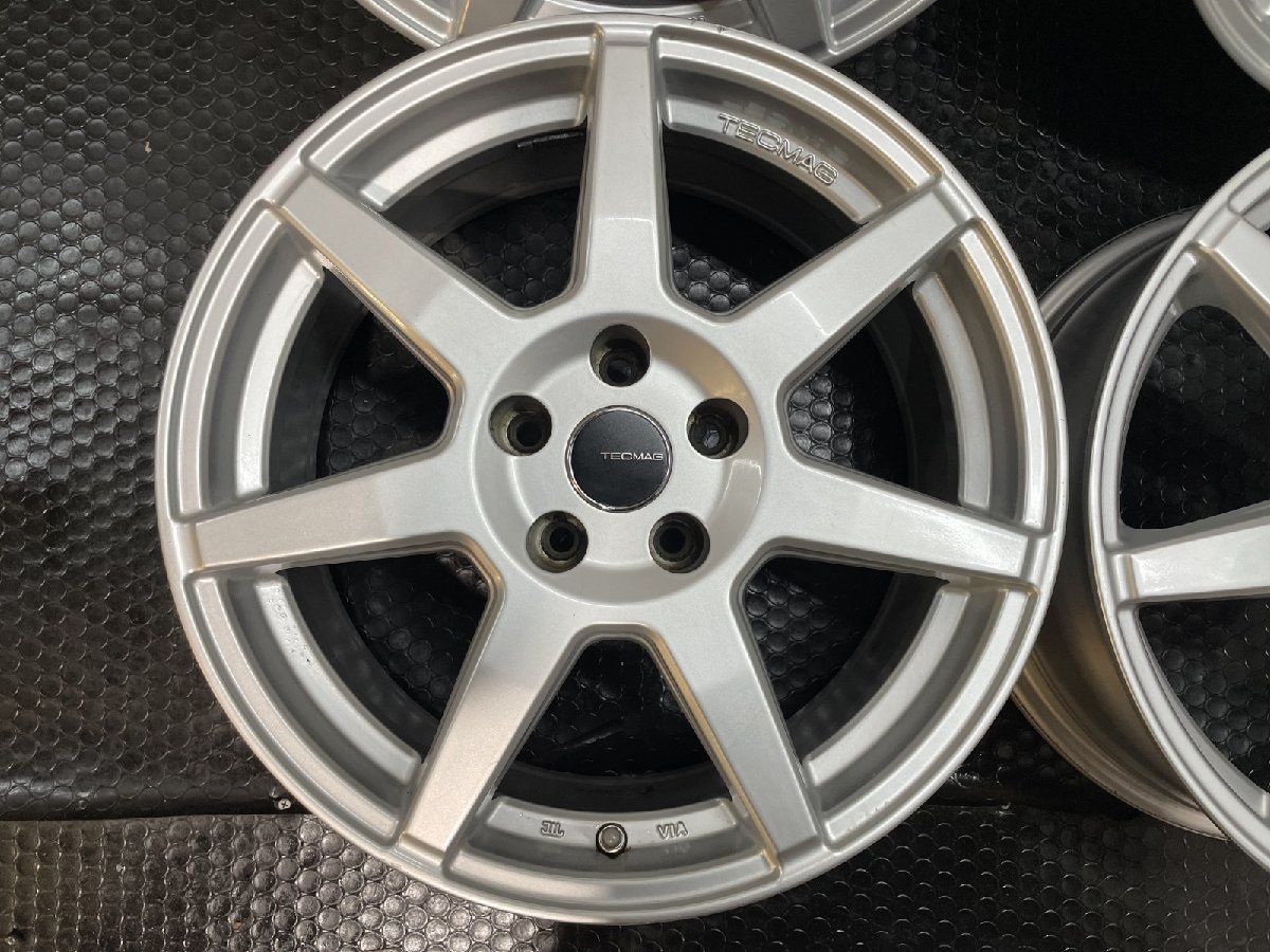 Weds TAS JAPAN TECMAG テクマグ 17インチ 4本 7J5HPCD112 40 空気圧センサー VW ザ ビートル パサート ティグアン シャラン等 MHG009