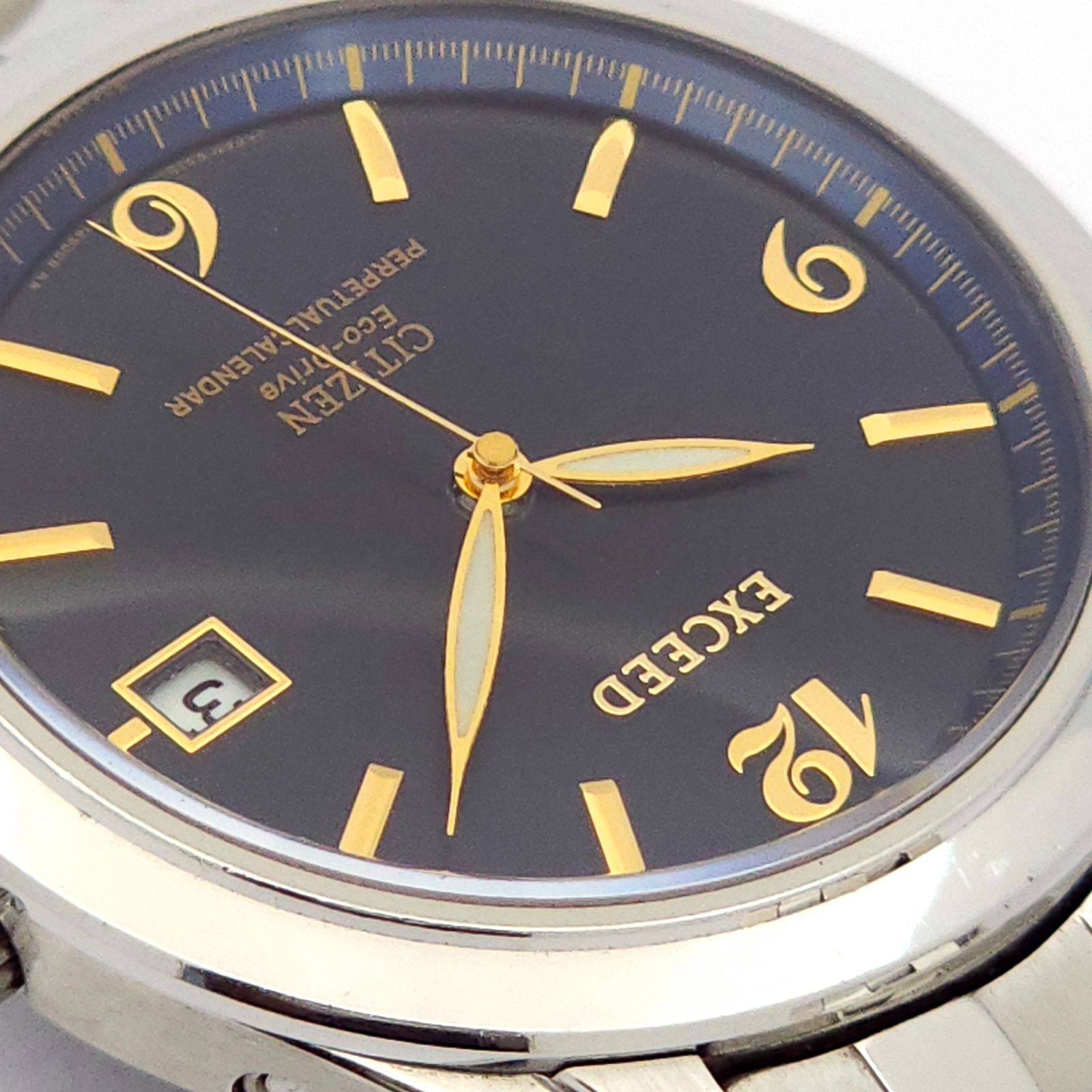☆良品 CITIZEN シチズン エクシード パーペチュアルカレンダー E510 