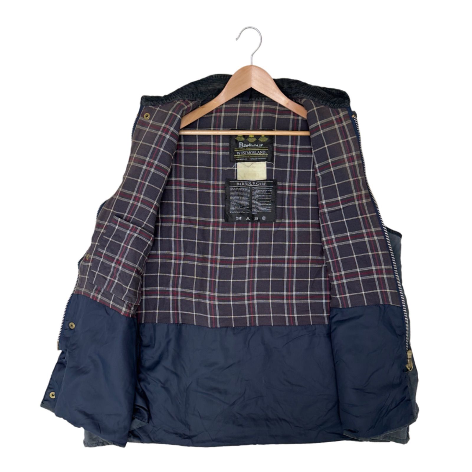 バブアー Barbour 90s ヴィンテージ ベスト イングランド製 ワックス