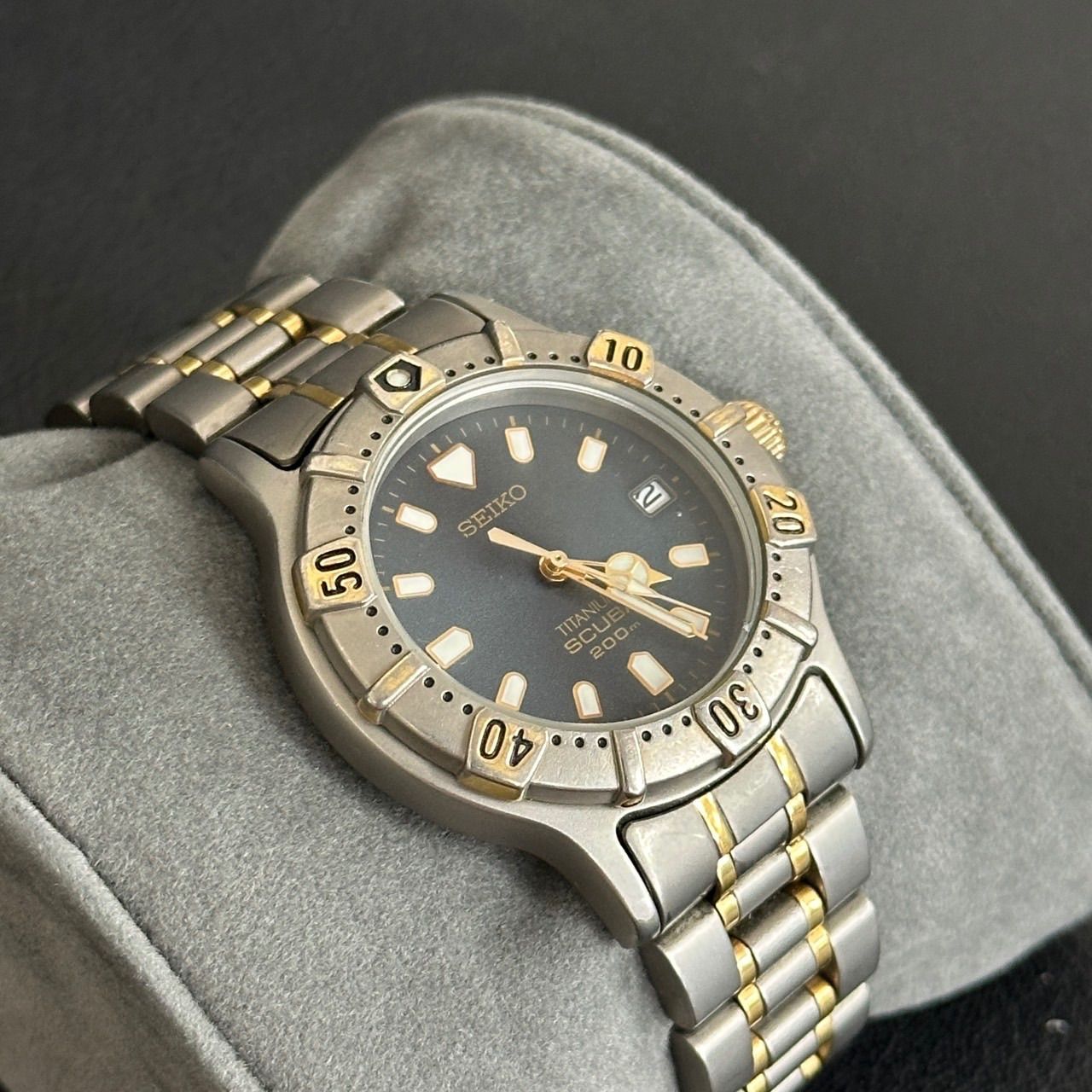 セイコー SEIKO SCUBA TITANIUM 200m 7N35-6100 1036 - メルカリ