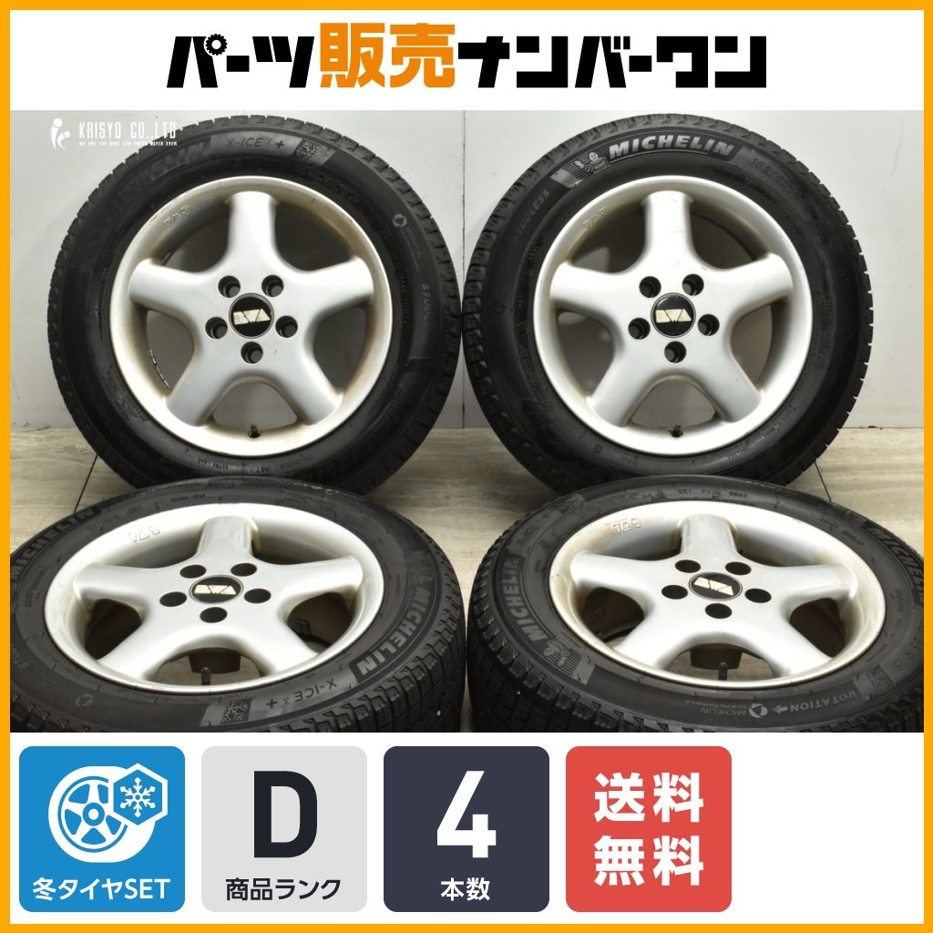 【送料無料】BWA 15in 6.5J +20 PCD108 ミシュラン X-ICE3+ 185/65R15 ボルボ 940 交換用 カスタム用に 即納可能