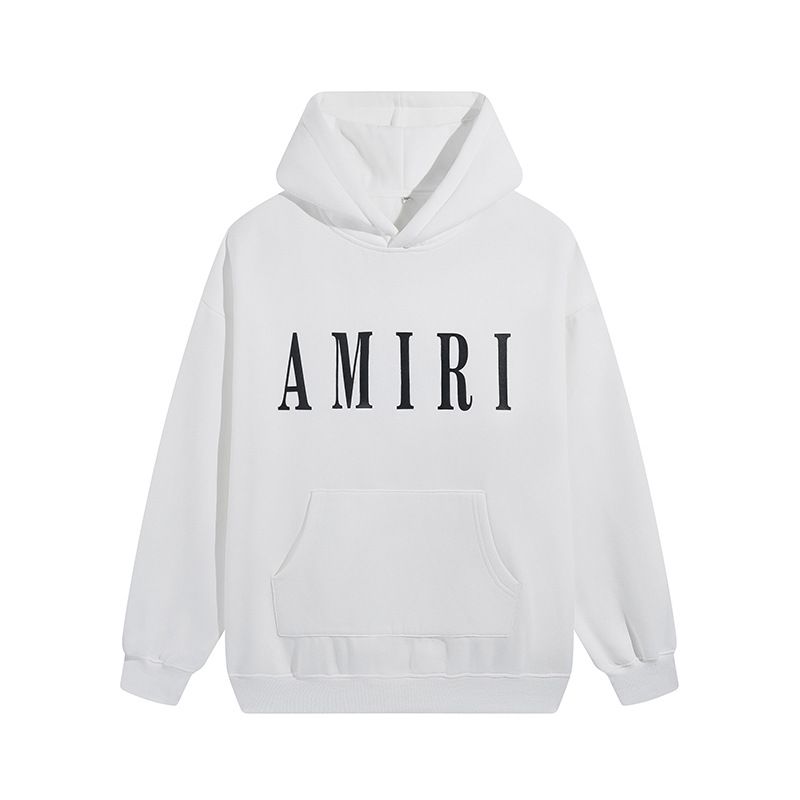 AMIRI ロゴ 24AW 秋冬 新作 プリント 裏起毛 ヒップホップ 男性女性  