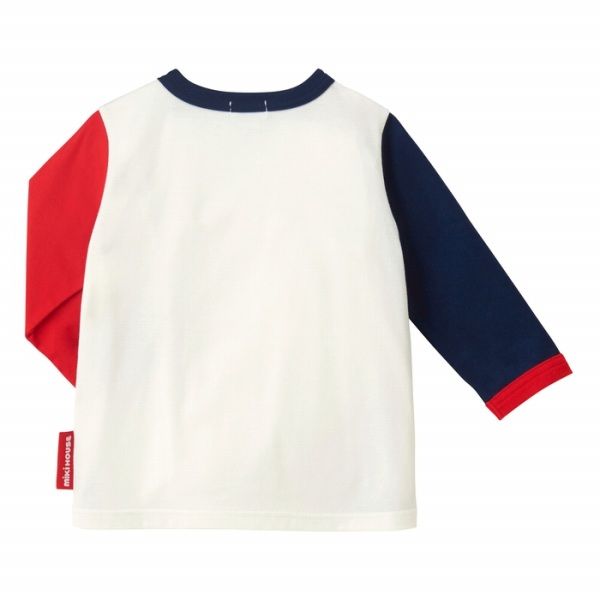 新品未使用 ミキハウス ロゴ長袖Tシャツ 90 ○30%OFFセール○ミキハウス mikihouse ミキハウス ロゴ 長袖T