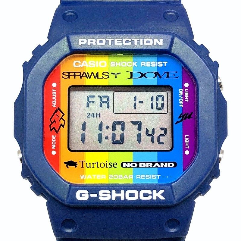 G-SHOCK ジーショック DW-5600SF-2 We Love Surfing サーフィン サーフブランド コラボモデル レインボー 2006年5月発売