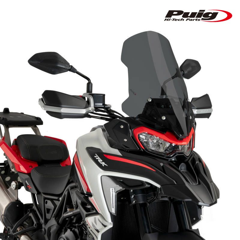 Puig 21754F TOURING SCREEN DARK SMOKE BENELLI TRK 702 23-24 プーチ ツ－リングスクリーン