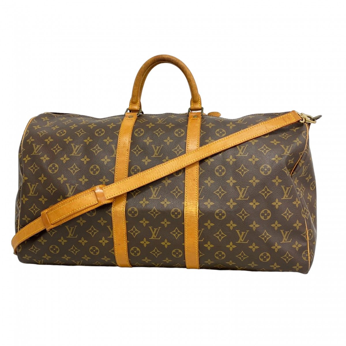 5id5492-h ルイヴィトン ボストンバッグ モノグラム キーポルバンドリエール55 M41414 ブラウン メンズ レディース ユニセックス