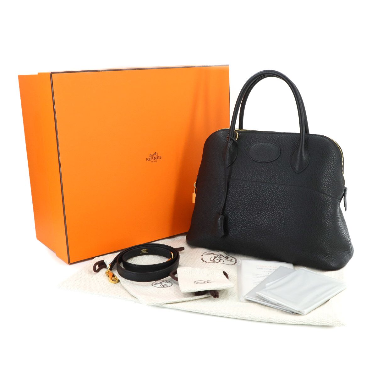 新品同様 エルメス HERMES ボリード 31 2way ハンド ショルダー バッグ 