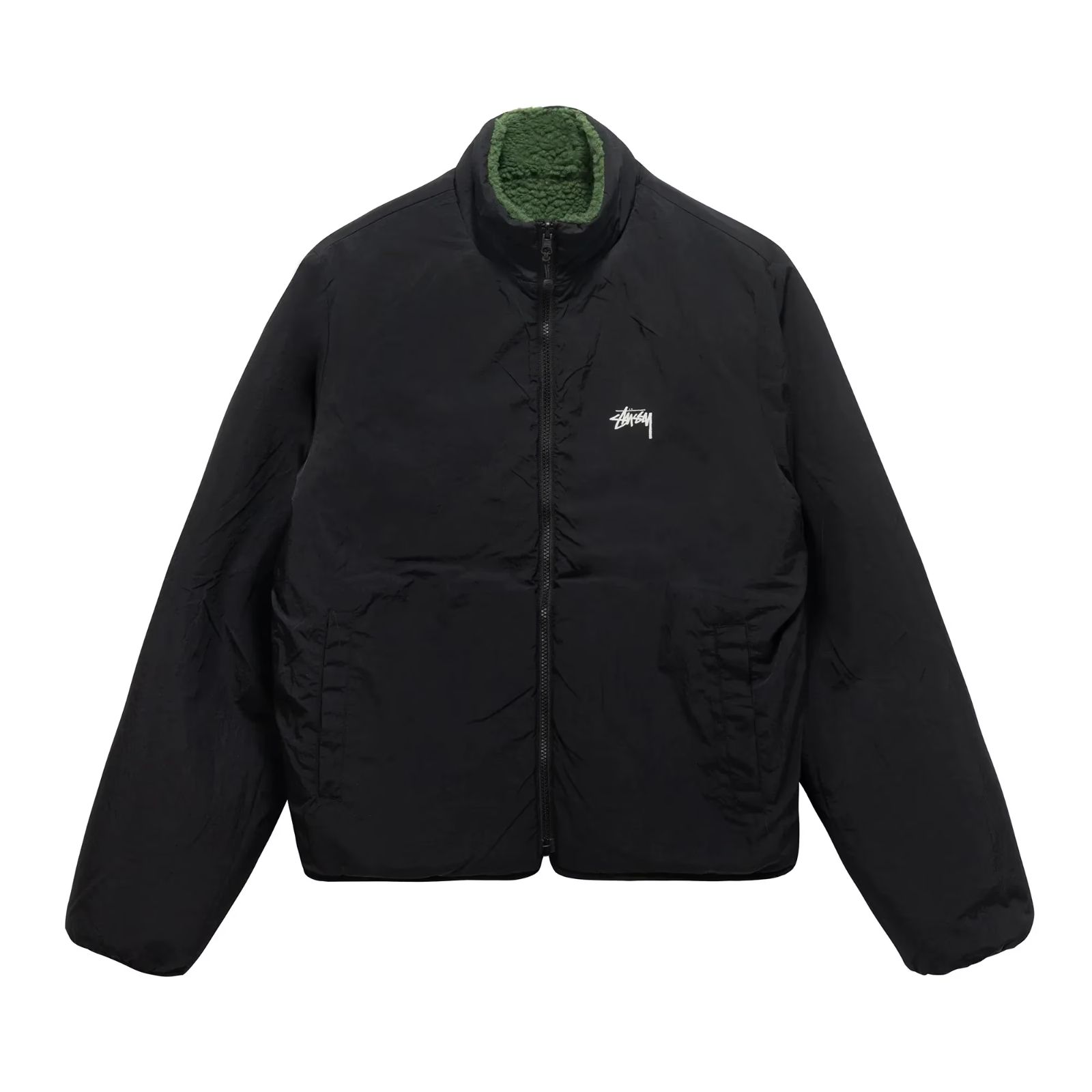 STUSSY ステューシー8ボール ボア フリース ジャケット | street