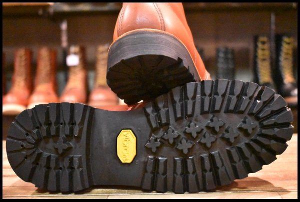 8.5E 犬タグ 良品】レッドウィング 8175 アイリッシュセッター 茶 
