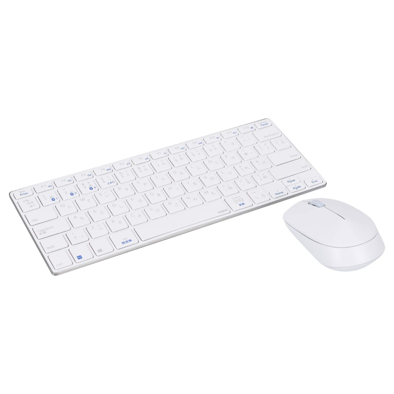 新品 【日本正規代理店品】Rapoo マルチデバイス対応 ワイヤレスキーボードu0026マウスコンボセット Rapoo 9000M (ホワイト)