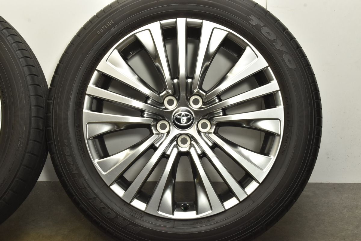 80 後期 ハリアー Zグレード 　PCD 114.3　7J　+35　トヨタ 80 後期 ハリアー Zグレード PCD 114.3 7J +35 トヨタ 80 後期