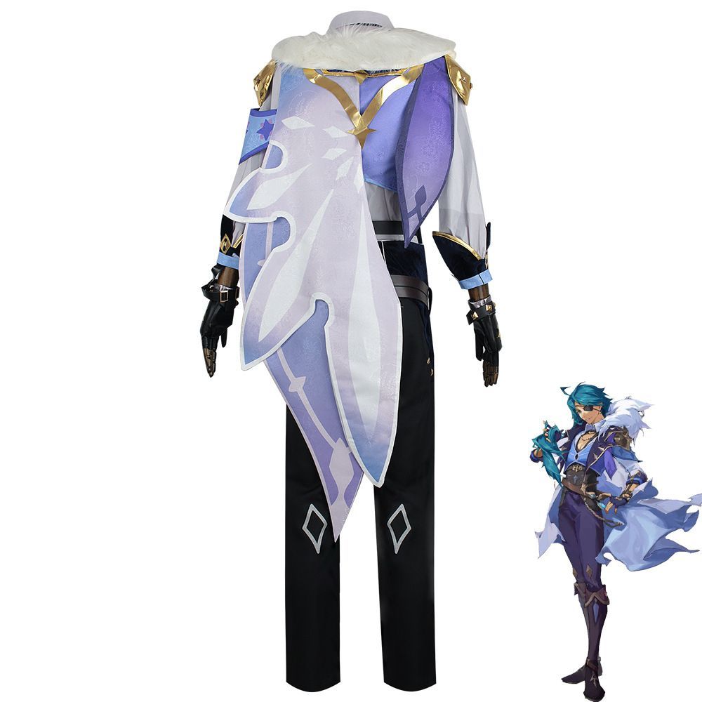 【未使用品＊フルセット】原神 ガイア コスプレ 衣装 ウィッグなど 原神 コスプレ ガイア 衣装 ※ウィッグ 靴 追加可 : Asmart