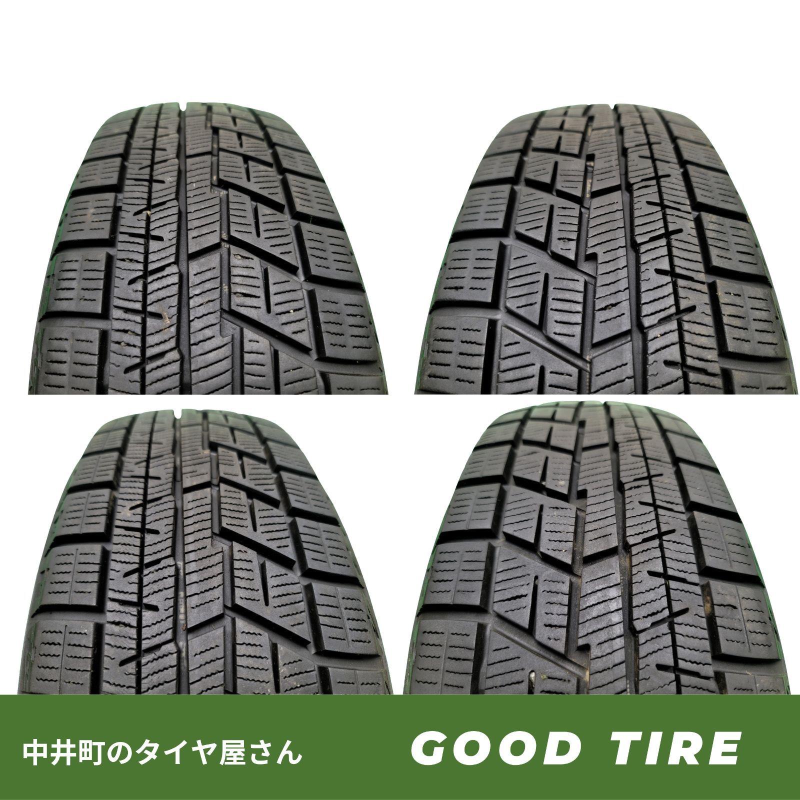 175 65R15 ヨコハマ ICEGUARD IG60 4本 製 冬用 8分山 タイヤ スタッドレスタイヤ アクア フィット ノート 6944