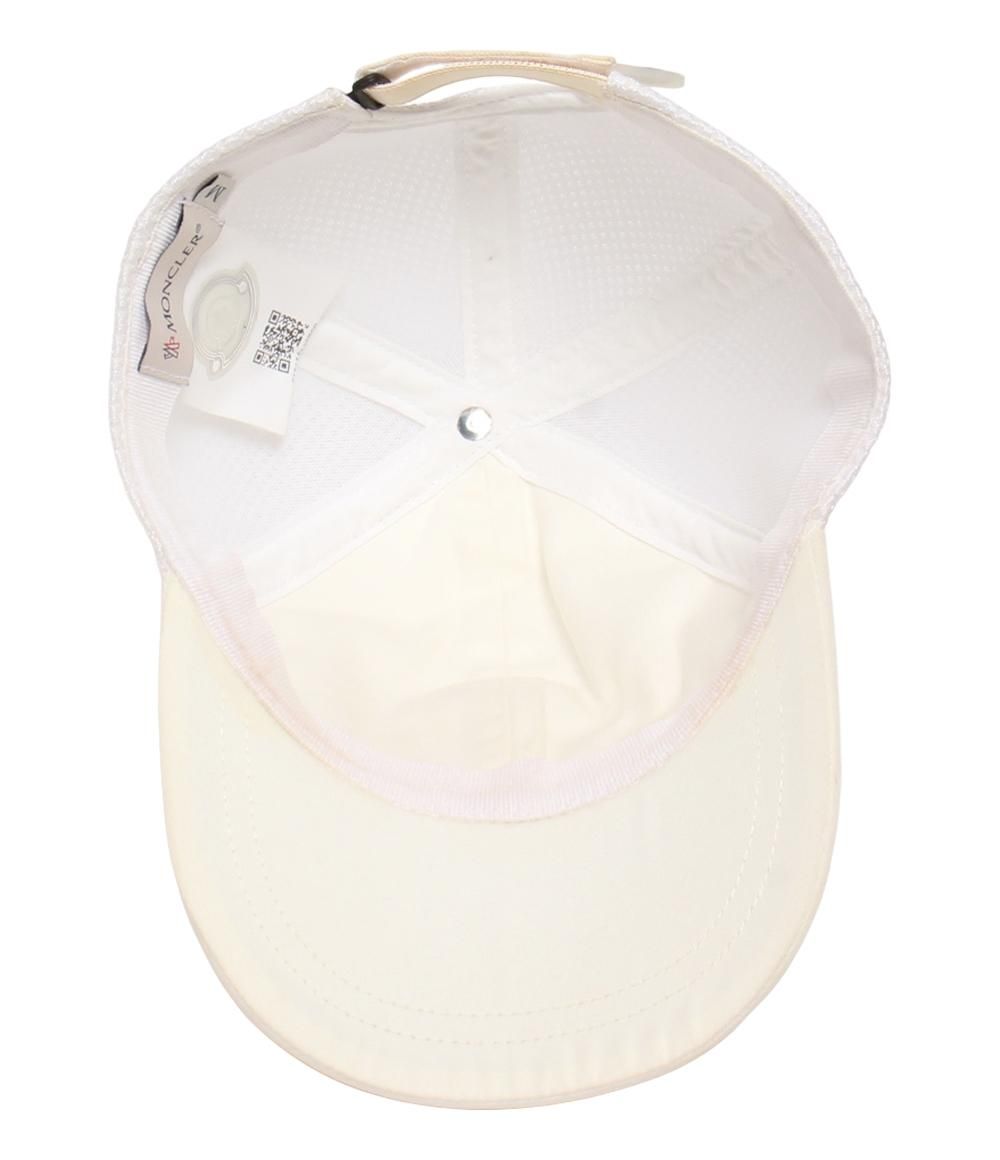 モンクレール　ホワイト　キャップ　レディース　メッシュ モンクレール メッシュキャップ レディース MONCLER モンクレール