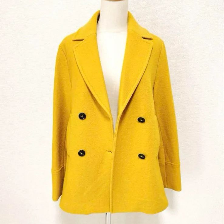 圧縮ウールPコート 大きいサイズ