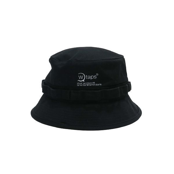 WTAPS ダブルタップス 21AW JUNGLE 02|HAT|COTTON.TWILL 212HCDT-HT16 ジャングル ハット コットン ツイル ブラック サイズ03 L sepk